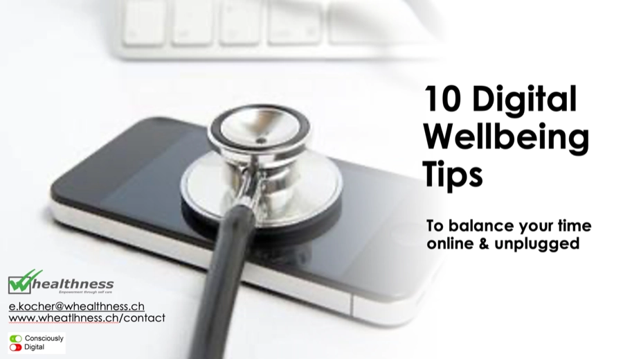 Digital wellbeing tips